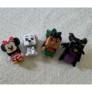 Funko Disney‎ Kingdomania Mini Figures Lot Minnie Lilo Pongo Maleficent Dragon